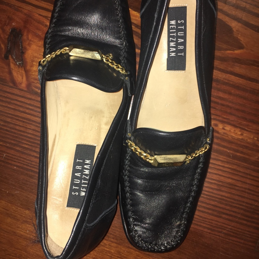 Vintage Stuart Weitzman 80's Leather Loafers